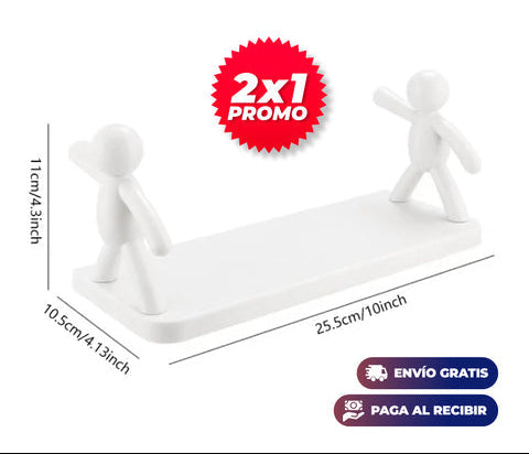Estante de baño adhesivo